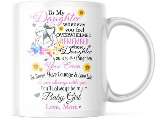TO DAUGHTER MUG 02- GIFT FROM MOM - TIEN00 (SKU2607-31)