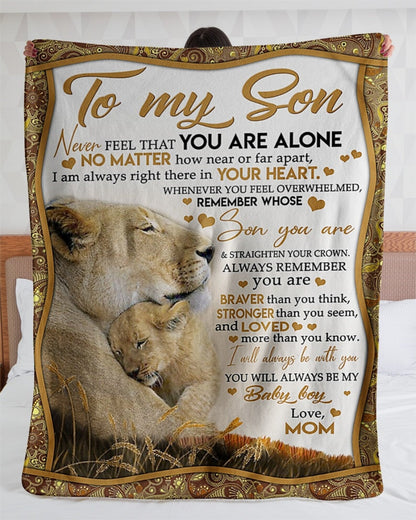 Special Gift For Your Son Blanket - From Mom