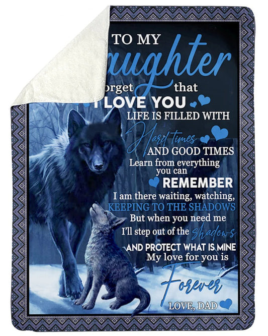 Special Gift For Your Daughter Blanket - From Dad