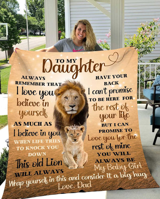 Special Gift For Your Daughter Blanket - From Dad