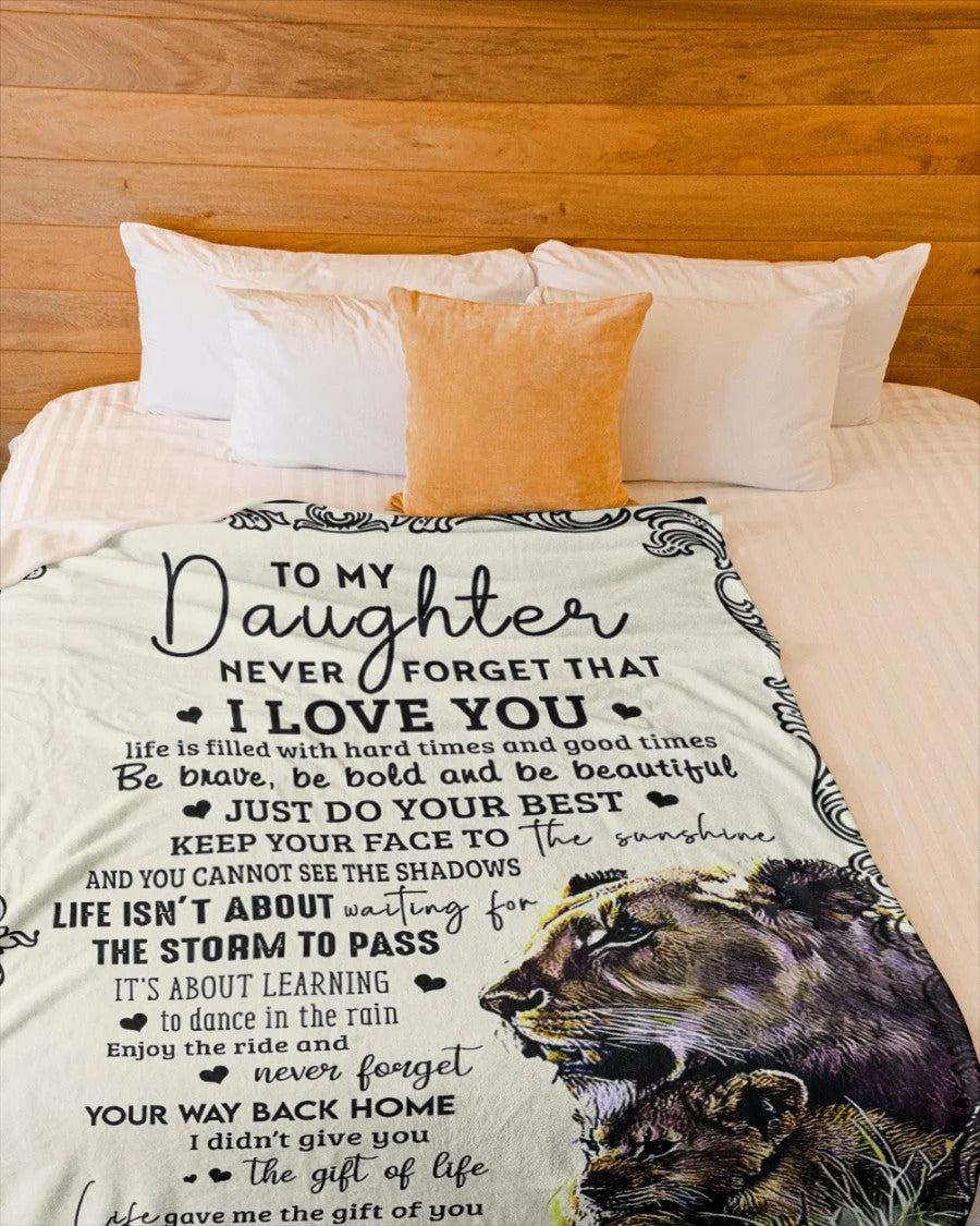 Special Gift For Your Daughter Blanket - From Mom