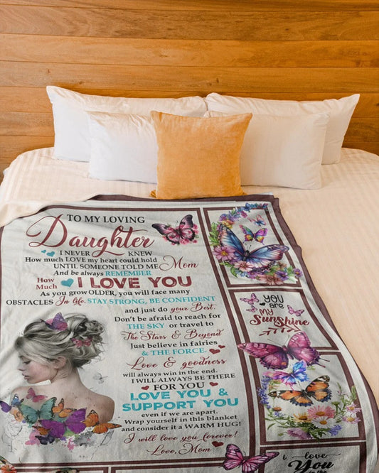 Special Gift For Your Daughter Blanket - From Mom