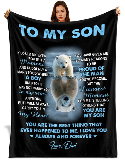Special Gift For Your Son Blanket - From Dad