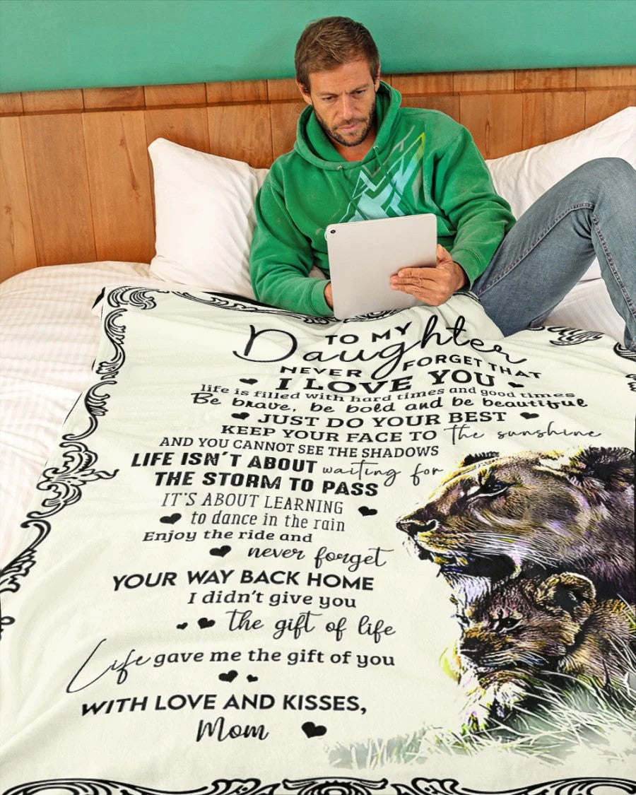 Special Gift For Your Daughter Blanket - From Mom