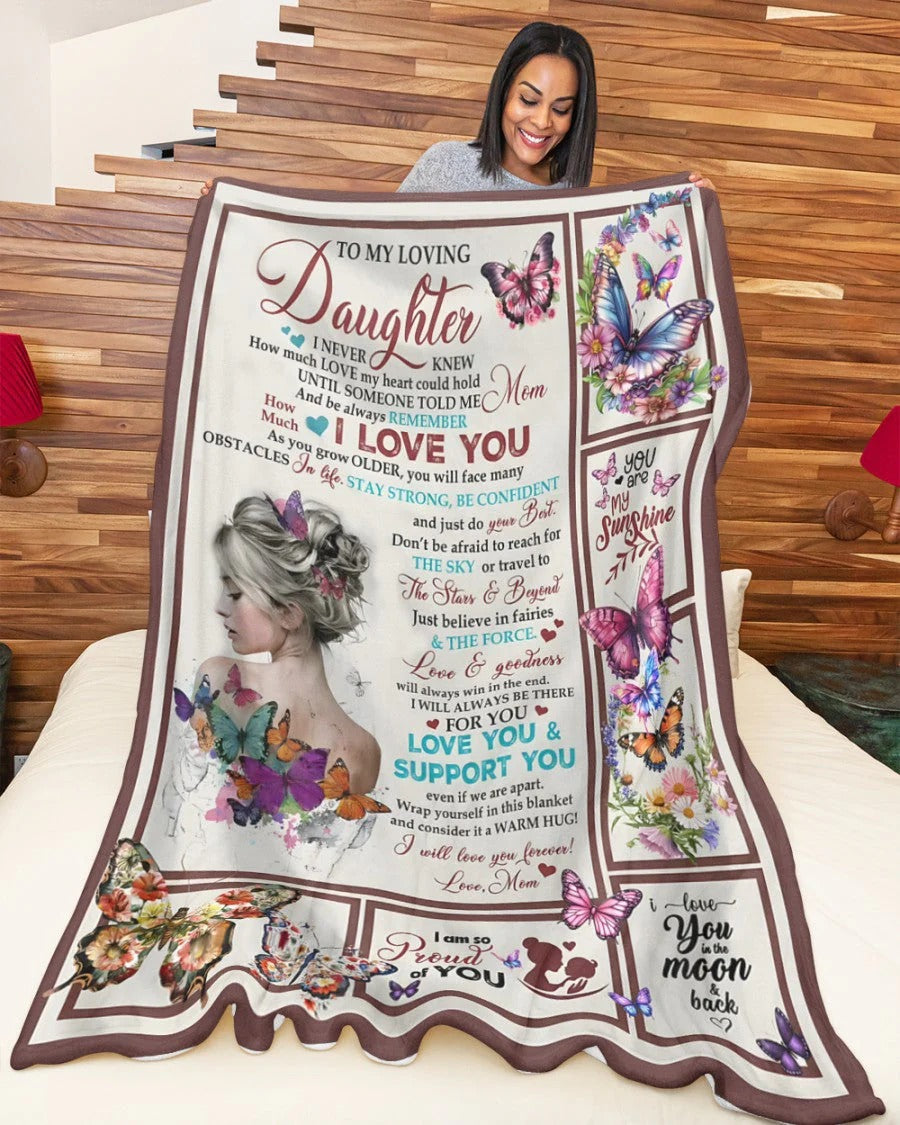Special Gift For Your Daughter Blanket - From Mom