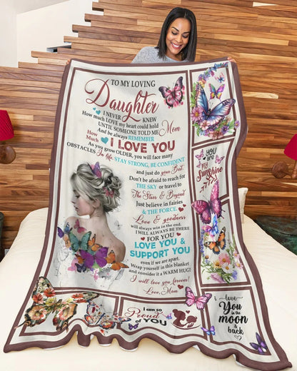 Special Gift For Your Daughter Blanket - From Mom