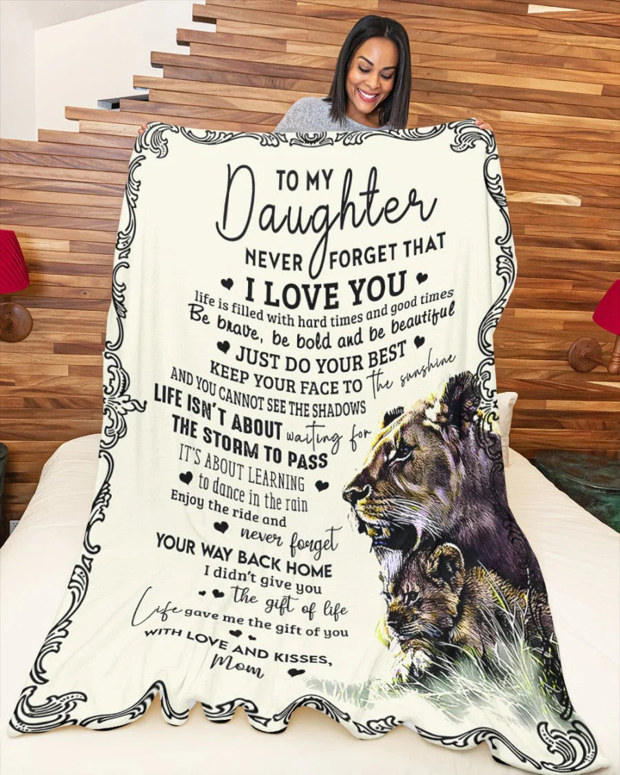 Special Gift For Your Daughter Blanket - From Mom