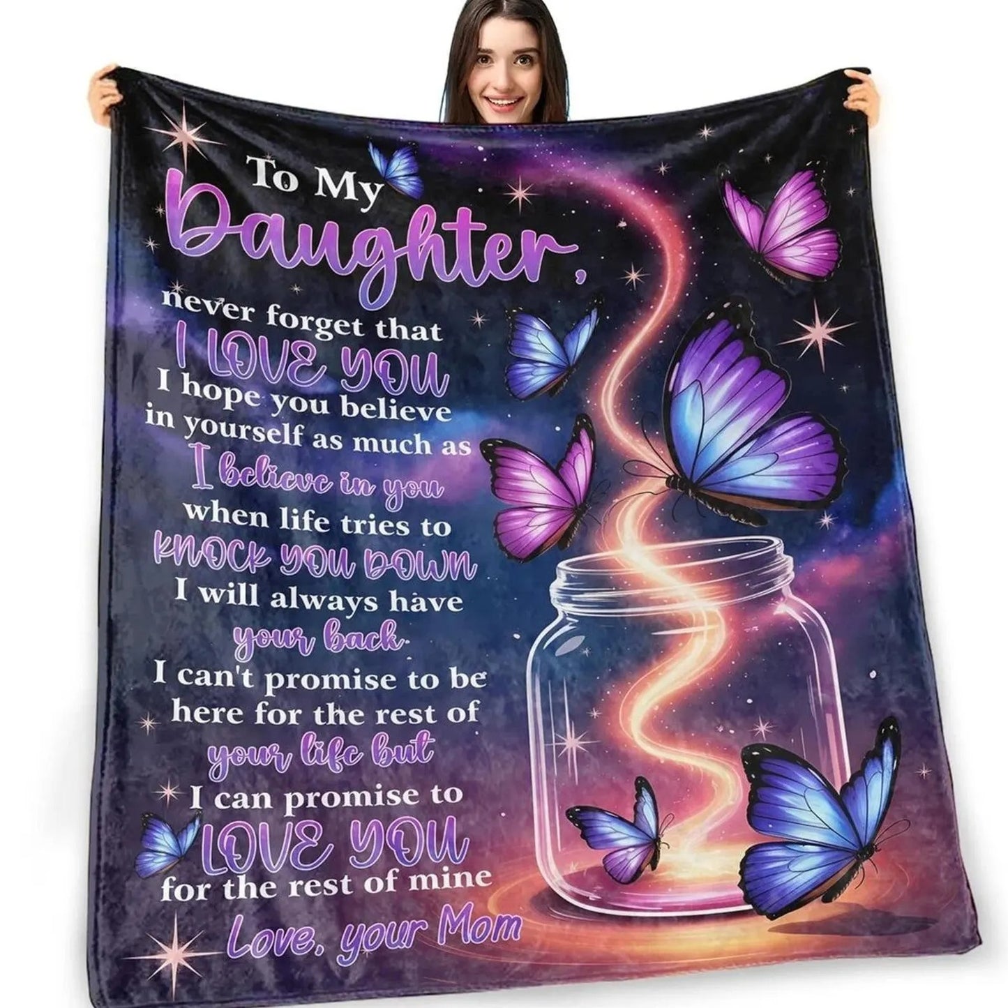 Special Gift For Your Daughter Blanket - From Mom