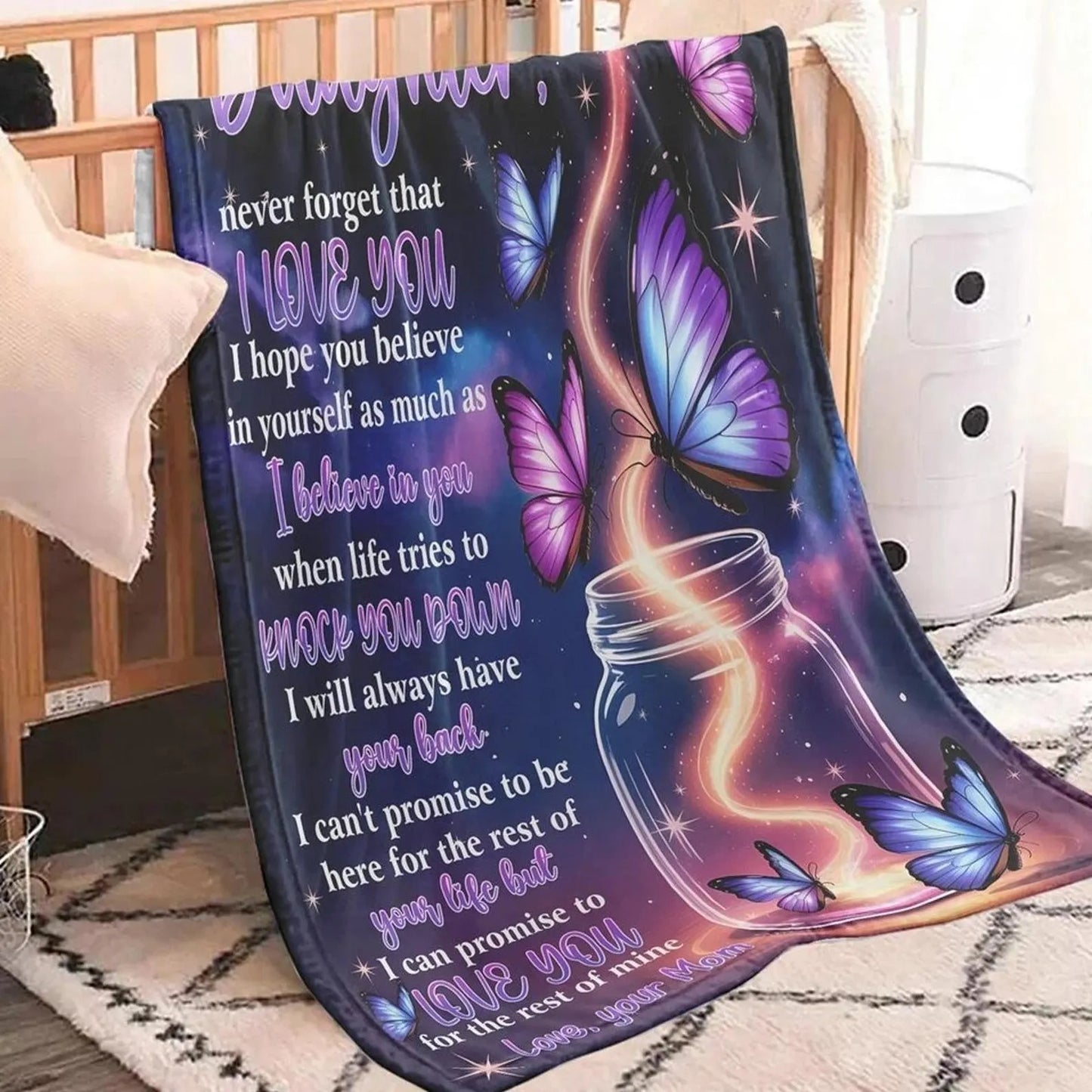 Special Gift For Your Daughter Blanket - From Mom