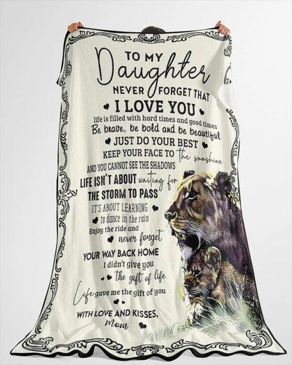 Special Gift For Your Daughter Blanket - From Mom