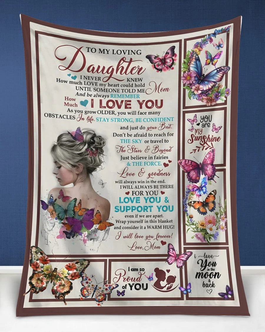 Special Gift For Your Daughter Blanket - From Mom