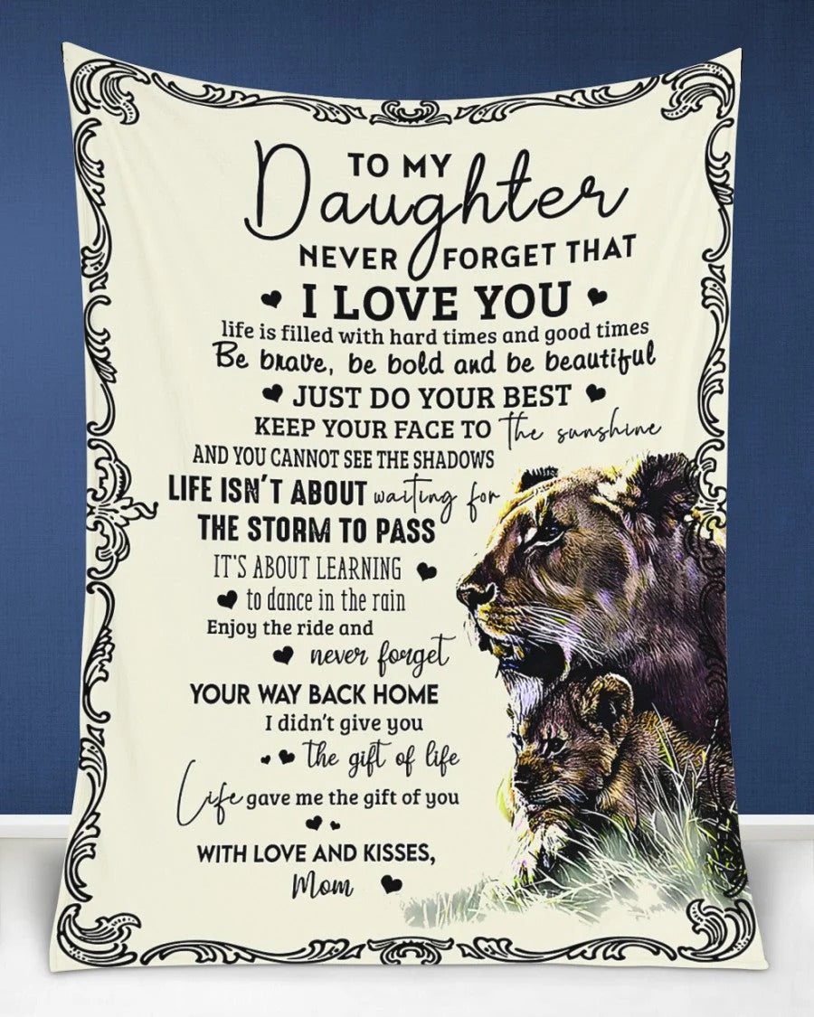 Special Gift For Your Daughter Blanket - From Mom