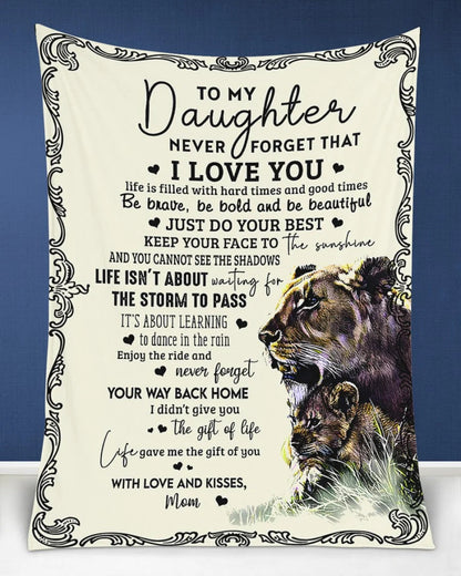Special Gift For Your Daughter Blanket - From Mom