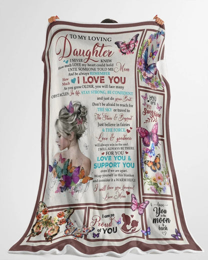 Special Gift For Your Daughter Blanket - From Mom