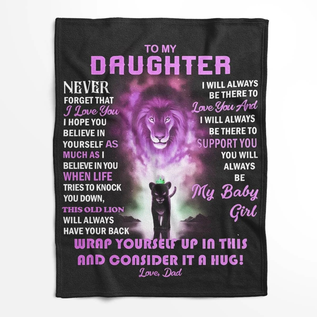 Special Gift For Your Daughter Blanket - From Dad