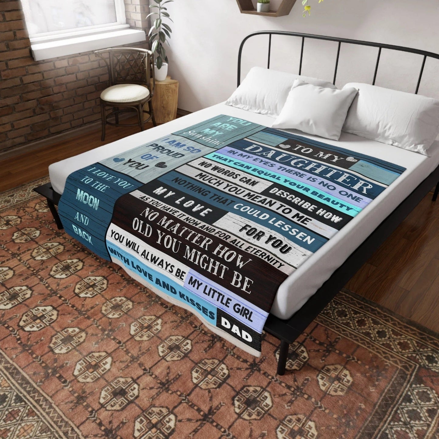 Special Gift For Your Daughter Blanket - From Dad