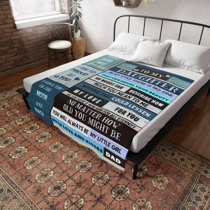 Special Gift For Your Daughter Blanket - From Dad