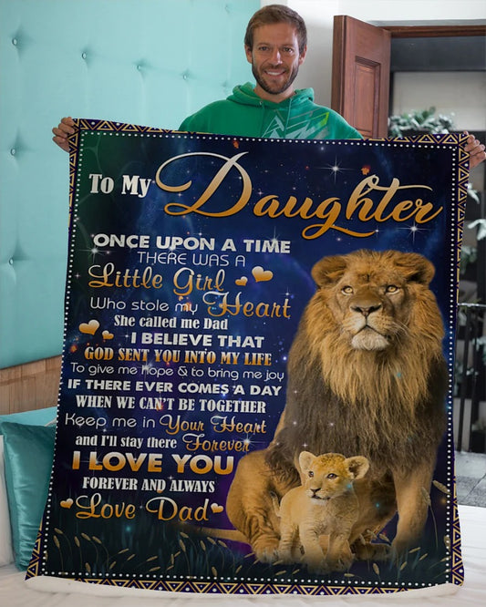 Special Gift For Your Daughter Blanket - From Dad