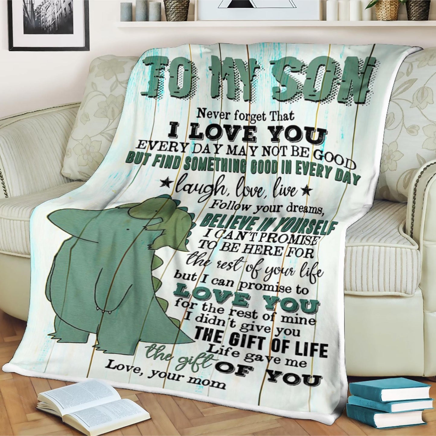Special Gift For Your Son Blanket - From Mom