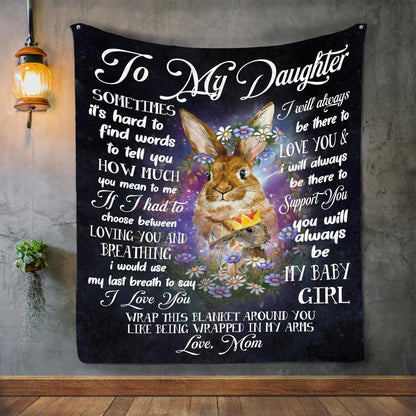 Special Gift For Your Daughter Blanket - From Mom