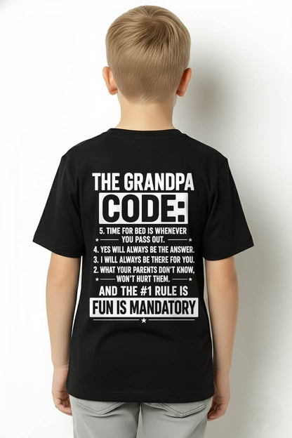 T SHIRT- GIFT FROM GRANDPA -NIKI (SKU2605-385)