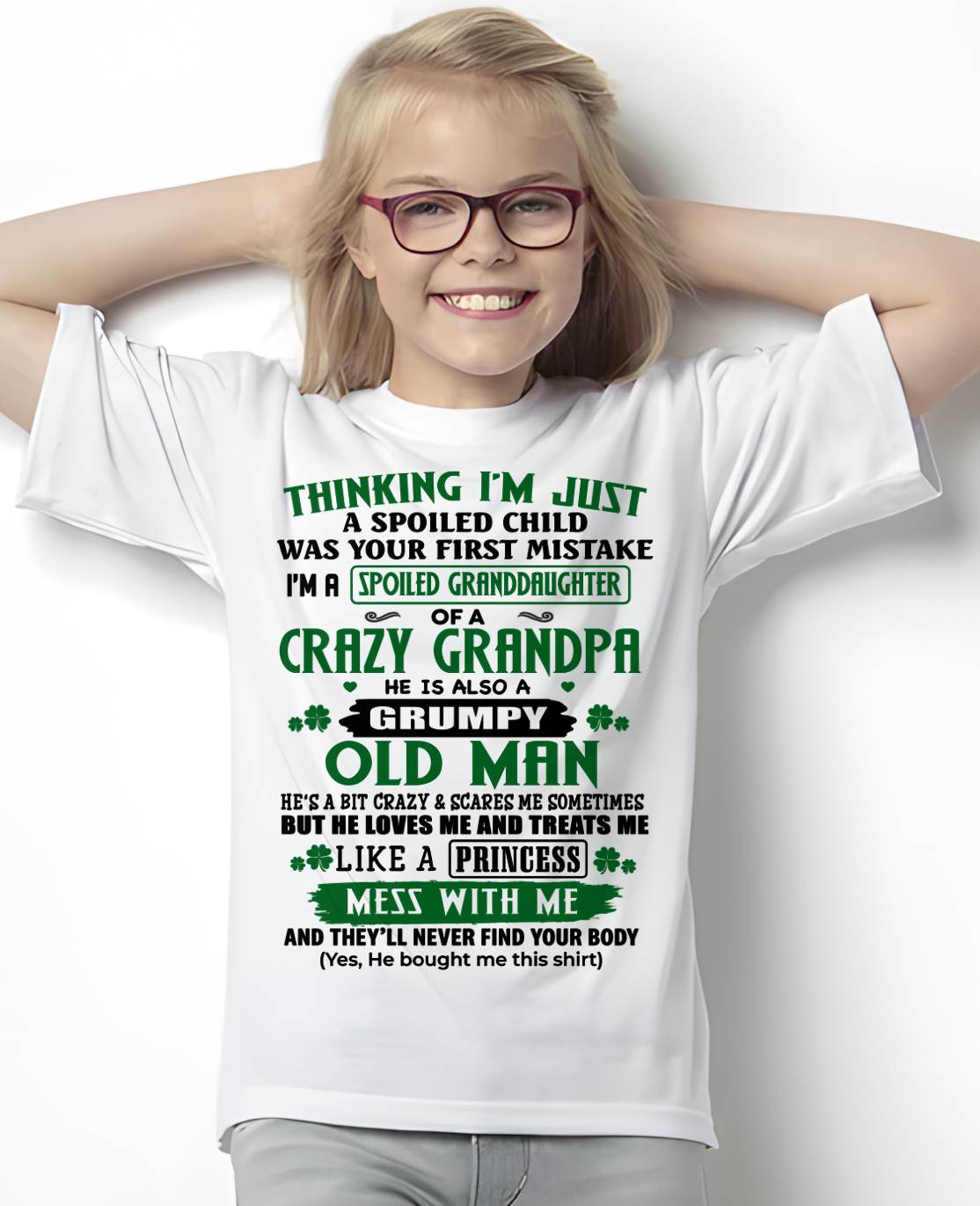 SPOILED GRANDDAUGHTER - GIFT FROM GRANDPA - NIKI00 (SKU2602-118-00)