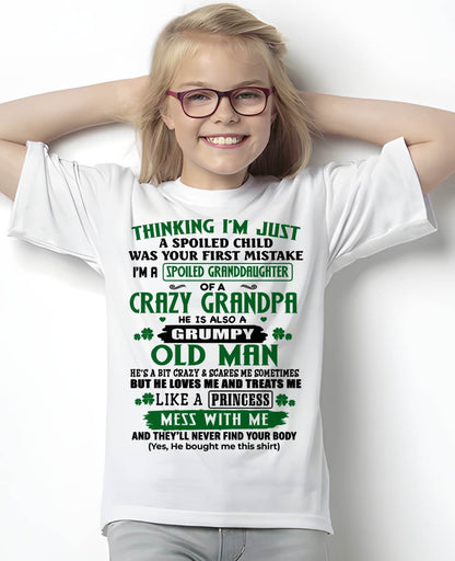 SPOILED GRANDDAUGHTER - GIFT FROM GRANDPA - NIKI00 (SKU2602-118-00)
