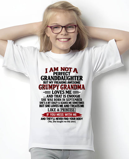 SEPTEMBER - I AM NOT A PERFECT GRANDDAUGHTER  - GIFT FROM GRANDMA -NIKI09 - (SKU2610-50-09)