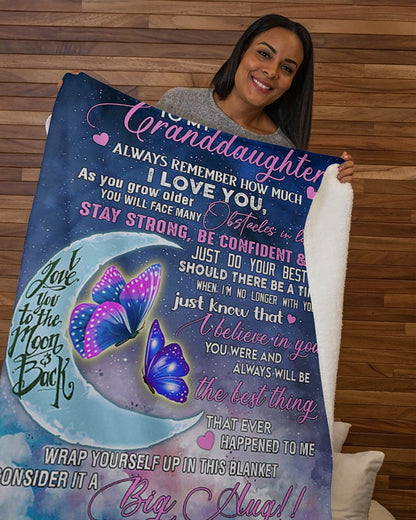 Special Gift For Your Granddaughter Blanket - From Grandma