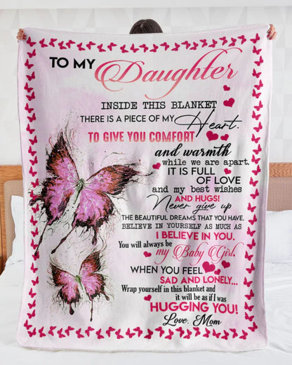 MOM TO DAUGHTER BLANKET – COMFORT & WARMTH GIFT (SKUB06-101)