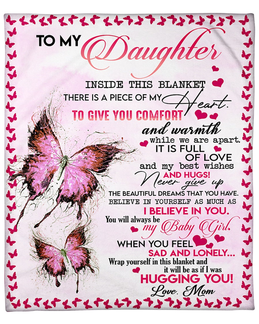 Special blanket for Daughter - From Mom blanket (SKUB06-101)