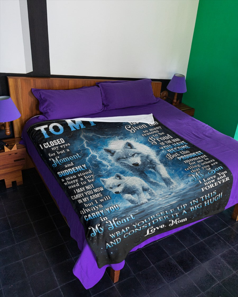 Special Gift For Your Son Blanket - From Mom