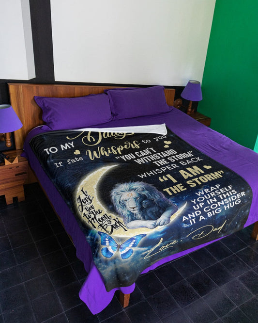 Special Gift For Your Daughter Blanket - From Dad (SKUB06-86)