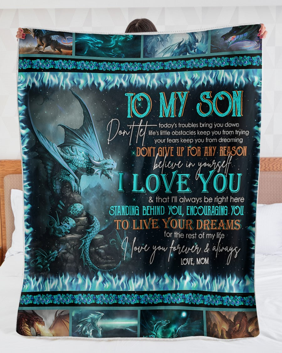 Special blanket for Son - From Mom blanket