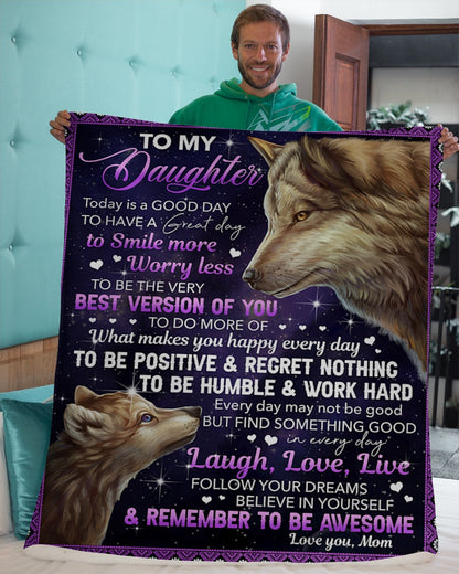 Special blanket for Daughter - From Mom blanket