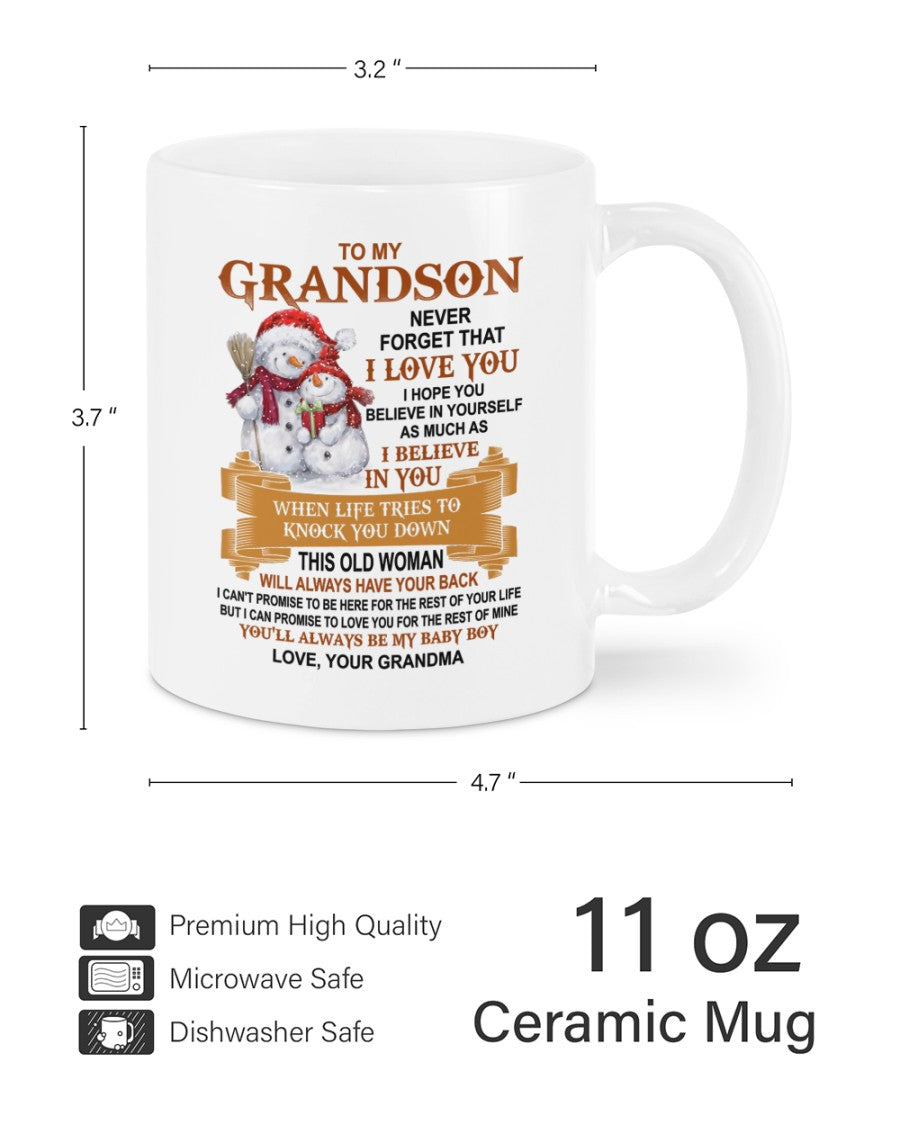 TO GRANDSON MUG 01 - GIFT FROM GRANDMA - TIEN00