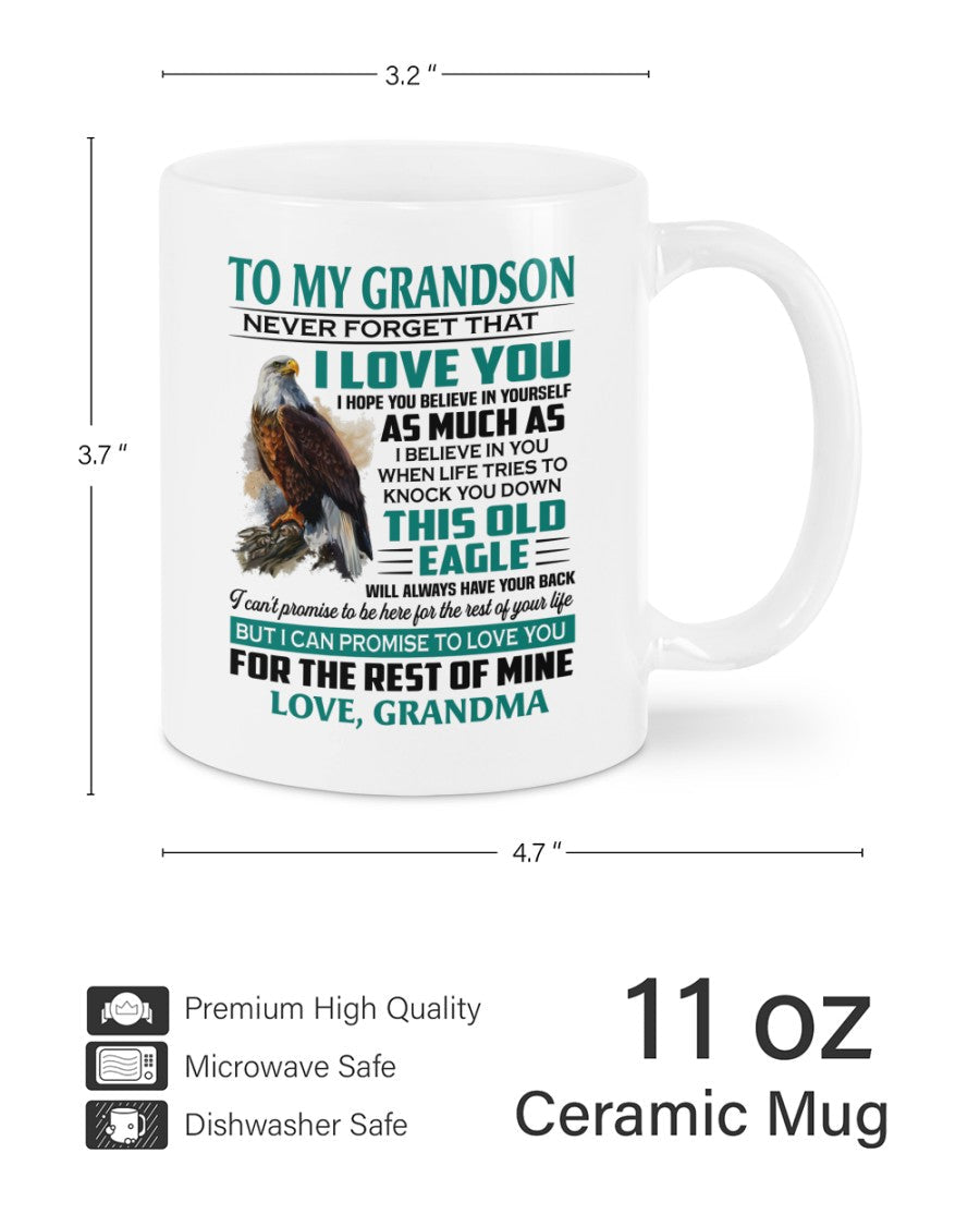 TO GRANDSON MUG 02 - GIFT FROM GRANDMA - TIEN00