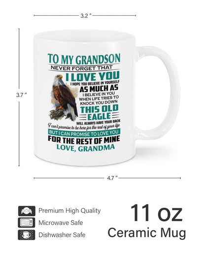 TO GRANDSON MUG 02 - GIFT FROM GRANDMA - TIEN00