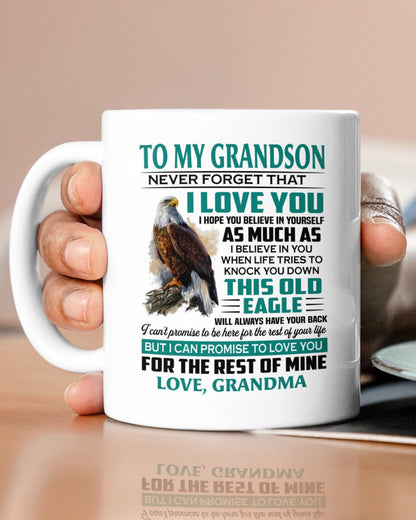 TO GRANDSON MUG 02 - GIFT FROM GRANDMA - TIEN00