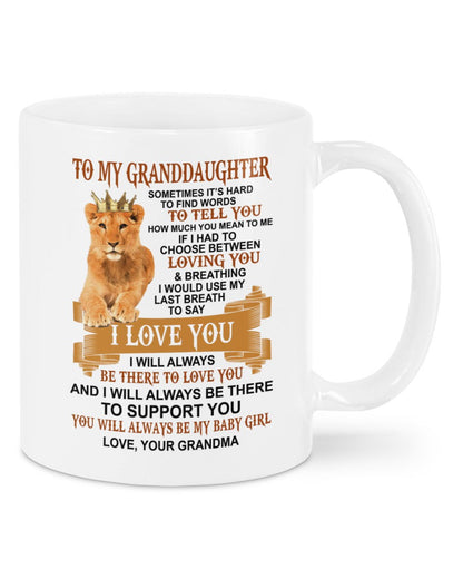 TO GRANDDAUGHTER MUG 01 - GIFT FROM GRANDMA - TIEN00
