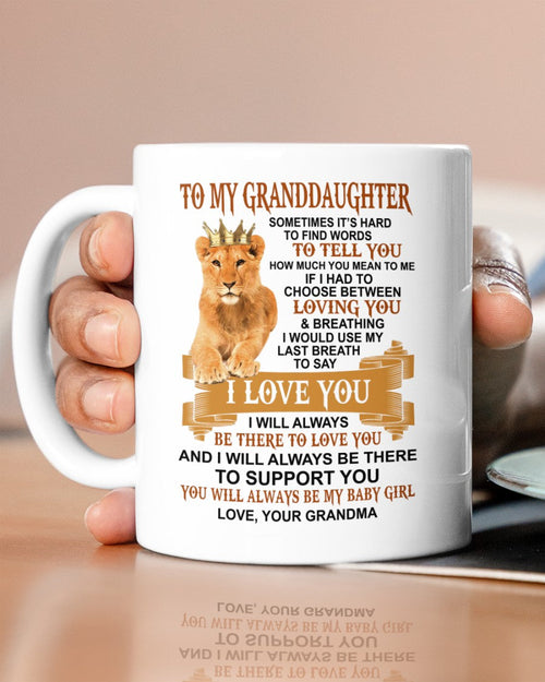 TO GRANDDAUGHTER MUG 01 - GIFT FROM GRANDMA - TIEN00