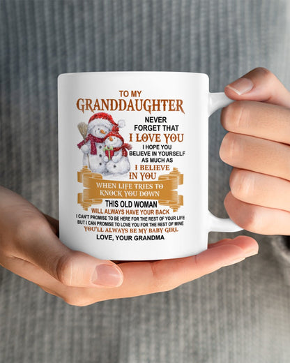 TO GRANDDAUGHTER MUG 03 - GIFT FROM GRANDMA - TIEN00