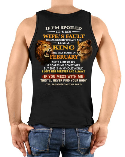 FEBRUARY - SPOILED HUSBAND - GIFT FROM WIFE - NIKI02 (SKU26T-01-60-02)