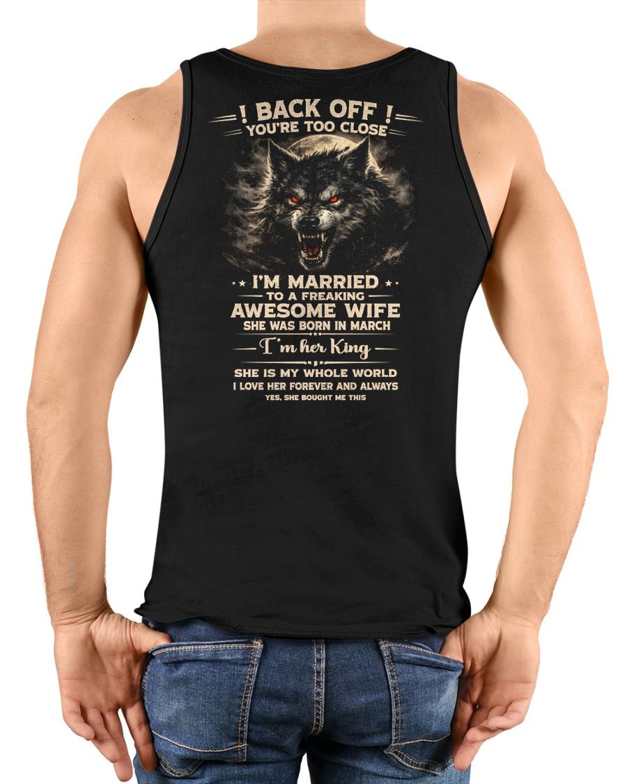 MARCH - BACK OFF! YOU'RE TOO CLOSE - GIFT FROM WIFE - NIKI03 (SKU26T-01-25-03)