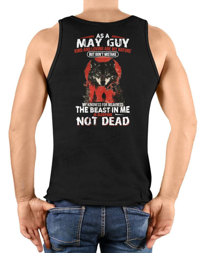 MAY - KIND AND LOVING ARE MY NATURE - BIRTHDAY T-SHIRT FOR MEN - NIKI05 (SKU26T-01-17-05)