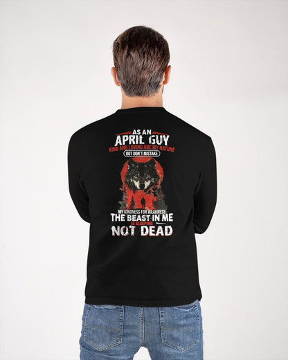 APRIL - KIND AND LOVING ARE MY NATURE - BIRTHDAY T-SHIRT FOR MEN - NIKI04 (SKU26T-01-17-04)
