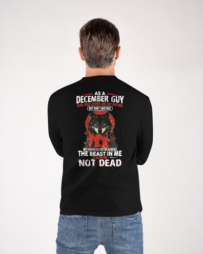 DECEMBER - KIND AND LOVING ARE MY NATURE - BIRTHDAY T-SHIRT FOR MEN - NIKI12 (SKU26T-01-17-12)