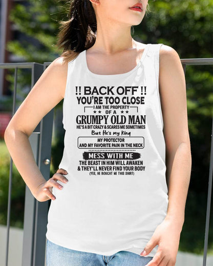 TO MY WIFE - BACK OFF T-SHIRT - GIFT FOR WIFE - NIKI00 (SKU10-99-00)