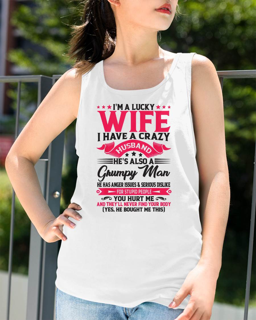 TO MY WIFE - I'M A LUCKY WIFE - GIFT FROM HUSBAND - NIKI00 (SKU10-136-00)