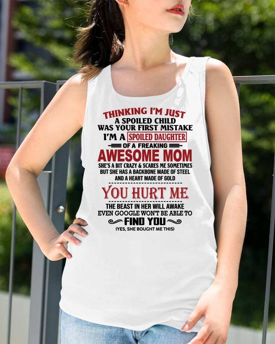 TO MY DAUGHTER - SPOILED DAUGHTER - PERFECT GIFT FOR DAUGHTER - GIFT FROM MOM - NIKI00 (SKU10-151-00)